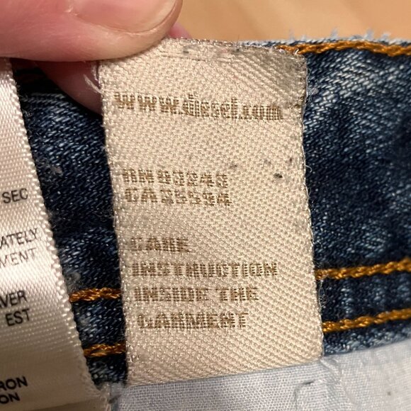 Diesel Men Y2K 2007 Zatiny Oruss Wash 09n53 Bootcut Jeans Size 32x32 Blue AN EXC - Picture 8 of 12